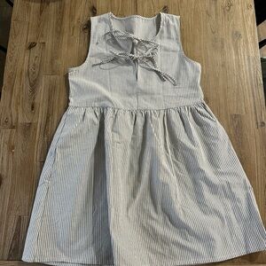 Striped Sleeveless Dress